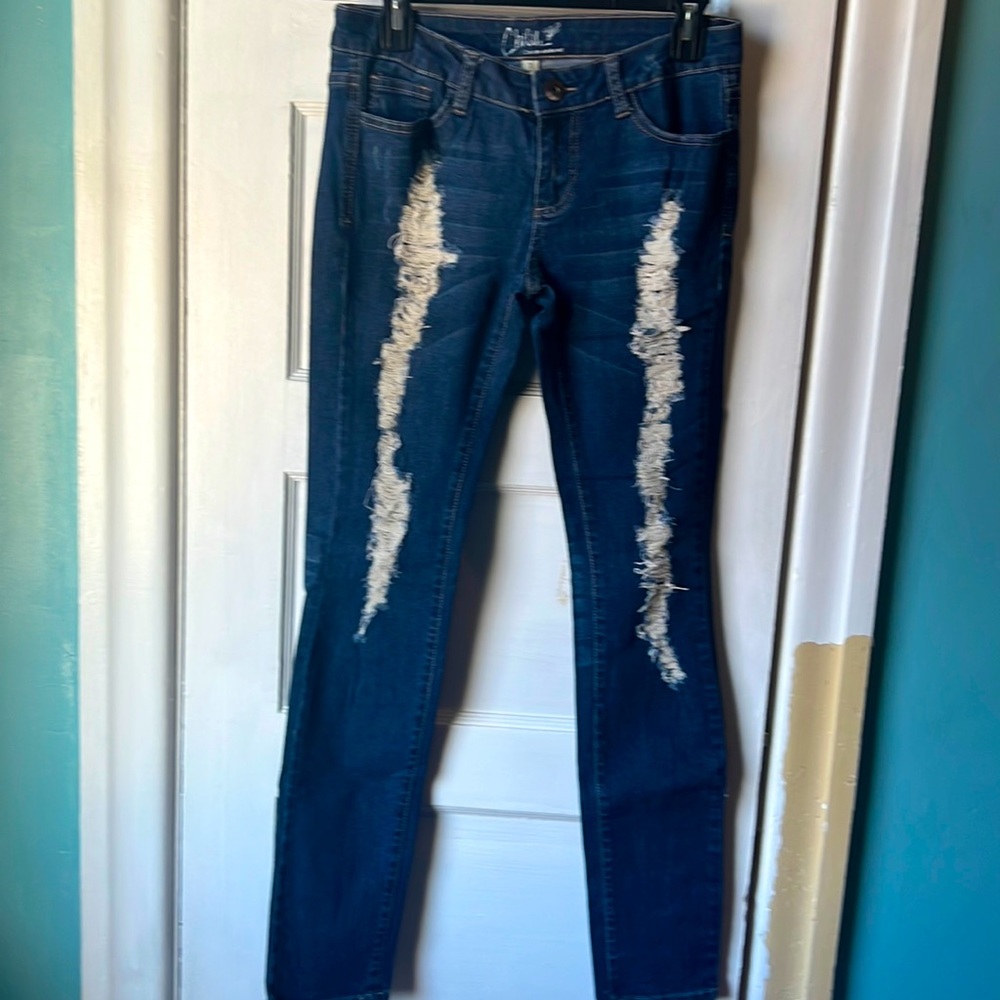 ChiOle jeans vintage, distressed, looked ripped jeans